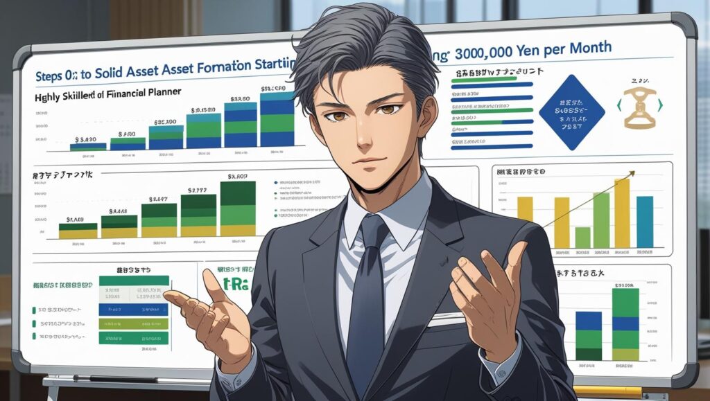 【FP直伝】初心者の方へおすすめ 毎月3万円から始める堅実な資産形成のステップ