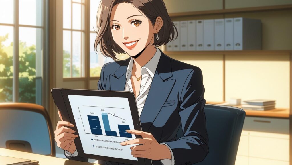 金融商品と担当FPの選び方と注意点について、力説する日本人の熟練ファイナンシャルプランナー