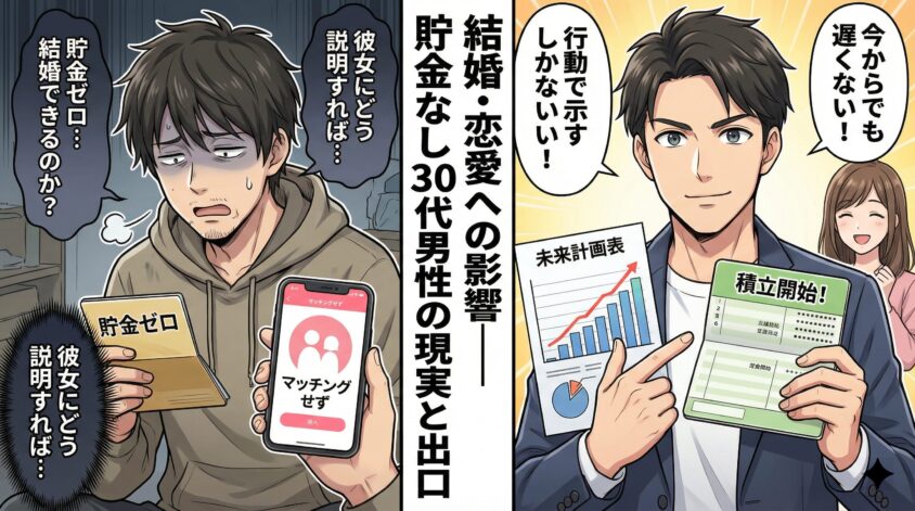 結婚・恋愛への影響——貯金なし30代男性の現実と出口