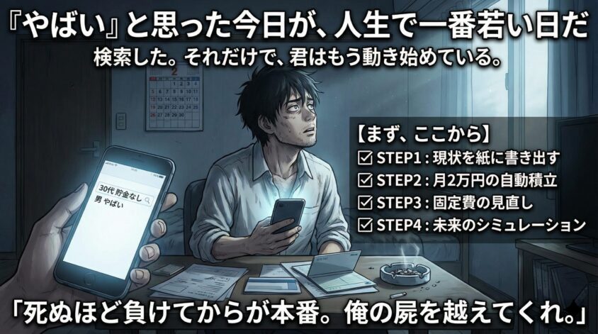 まとめ——「やばい」と思った今日が、人生で一番若い日だ