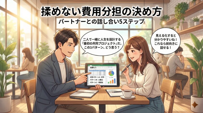 揉めない費用分担の決め方｜パートナーとの話し合い5ステップ