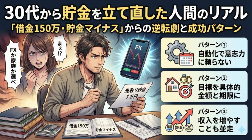 30代から貯金を立て直した人間のリアル——体験談と成功パターン