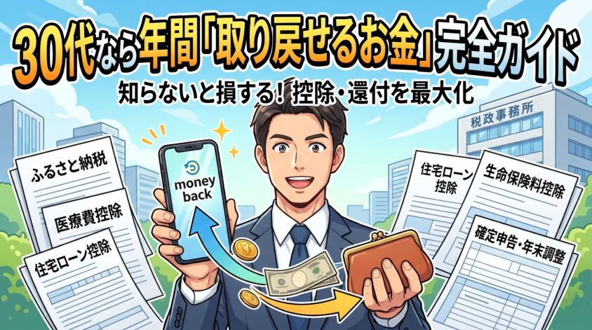 30代なら年間10万円戻せる｜知らないと損する「取り戻せるお金」完全ガイド