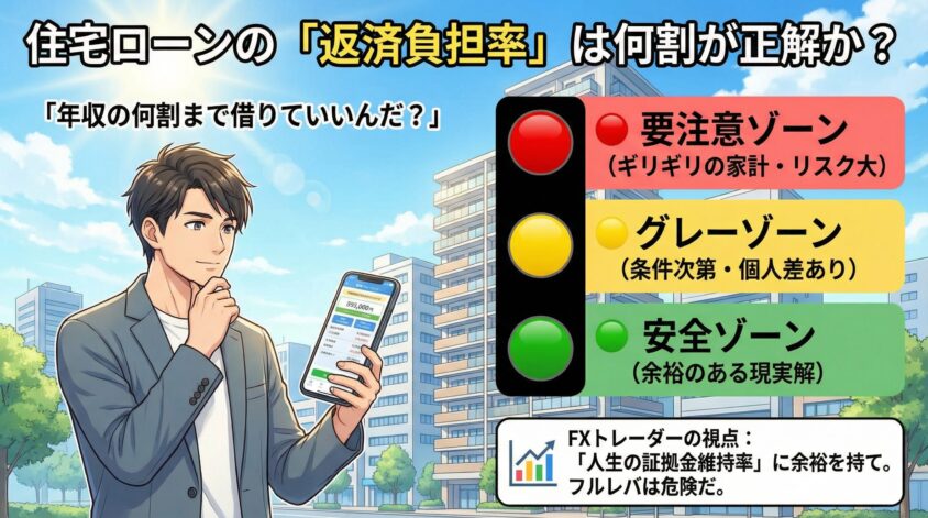 住宅ローンの「返済負担率」は何割が正解か?