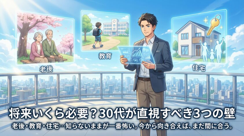 将来いくら必要?30代が直視すべき3つの数字