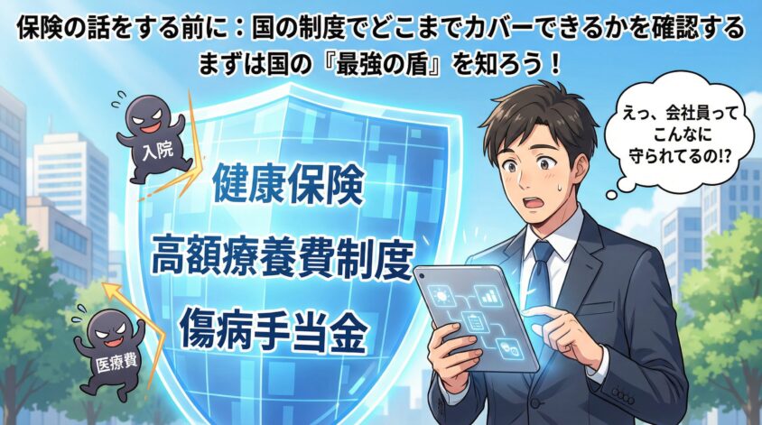 保険の話をする前に：国の制度でどこまでカバーできるかを確認する