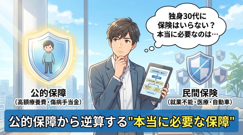 独身30代に保険はいらない？｜公的保障から逆算する"本当に必要な保障"