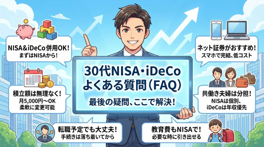 よくある質問（FAQ）― 30代NISA・iDeCoの最後の疑問