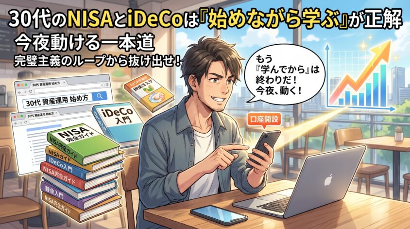 30代のNISAとiDeCoは「始めながら学ぶ」が正解｜今夜動ける一本道