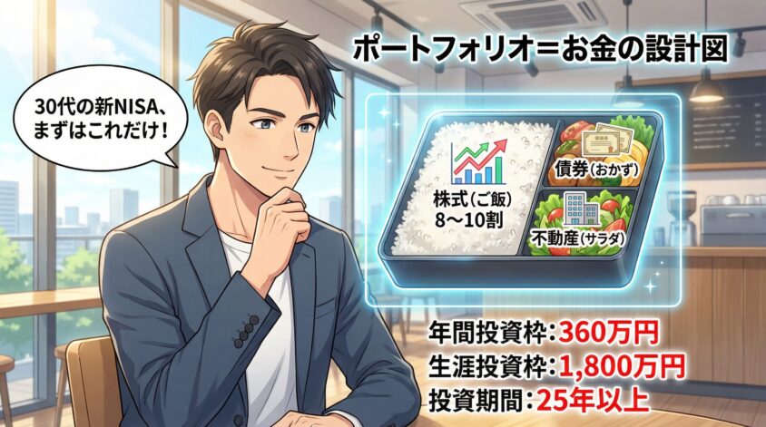 そもそもポートフォリオって何?新NISAの基本を30秒で整理
