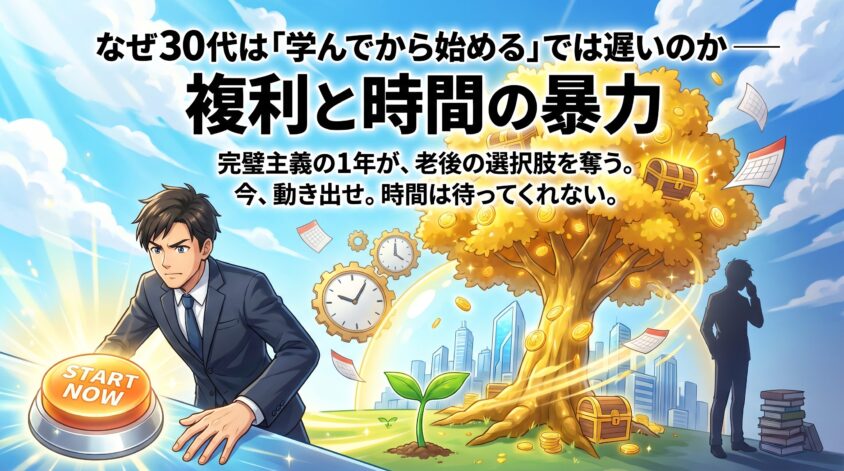 なぜ30代は「学んでから始める」では遅いのか ― 複利と時間の暴力