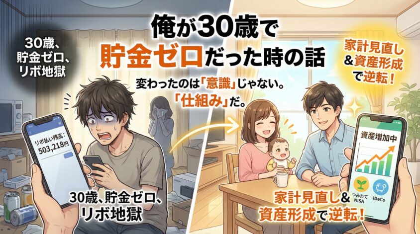 俺が30歳で貯金ゼロだった時の話|数字を見て天井を見上げた夜