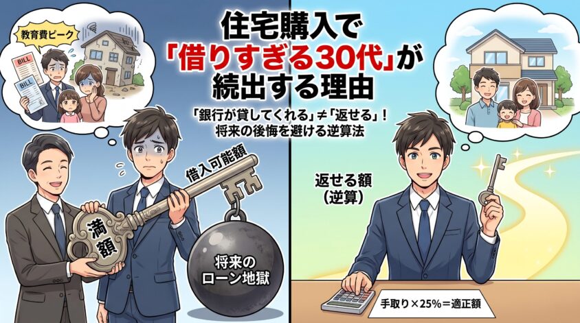 住宅購入で「借りすぎる30代」が続出する理由｜"返せる額"の逆算法