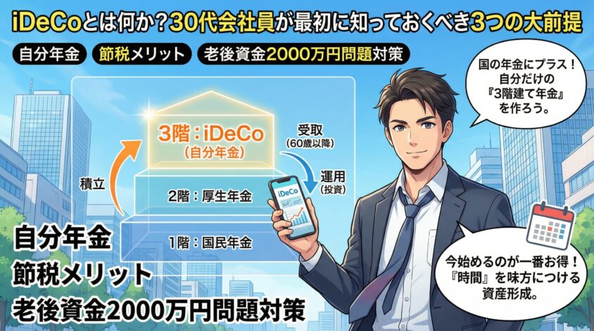 iDeCoとは何か?30代会社員が最初に知っておくべき3つの大前提