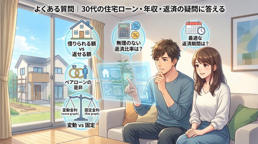 よくある質問|30代の住宅ローン・年収・返済の疑問に答える
