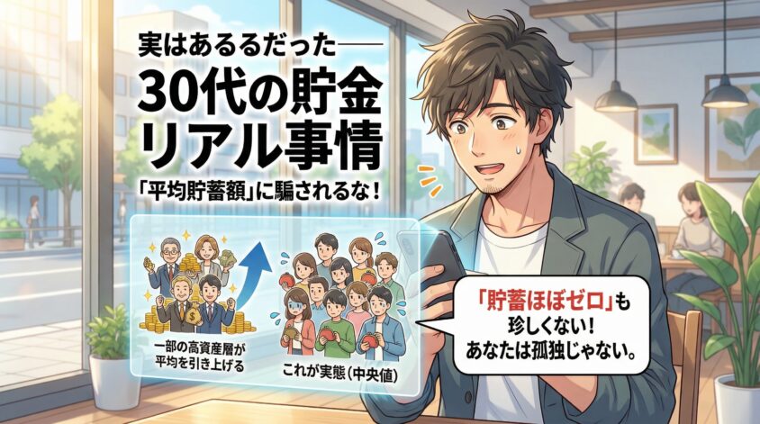 実は"あるある"だった——30代の貯金リアル事情