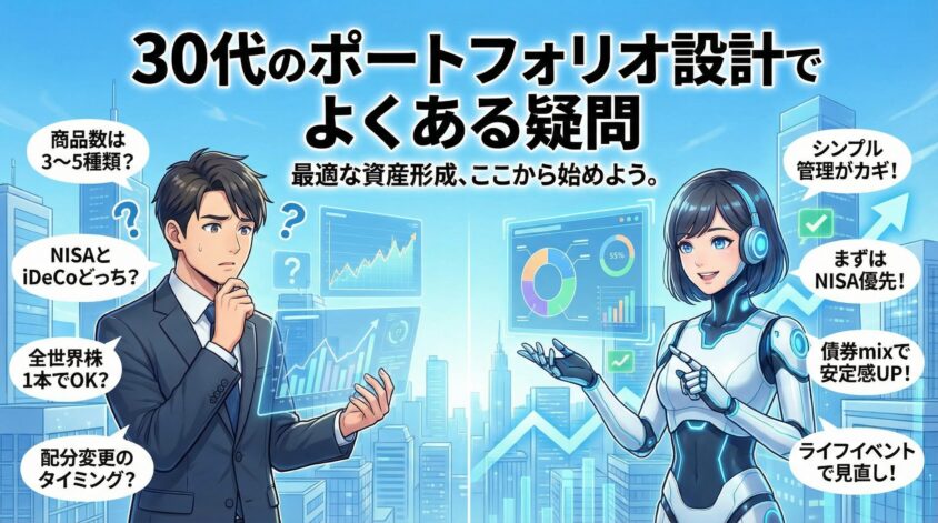 30代のポートフォリオ設計でよくある疑問