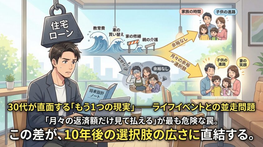 30代が直面する「もう1つの現実」——ライフイベントとの並走問題
