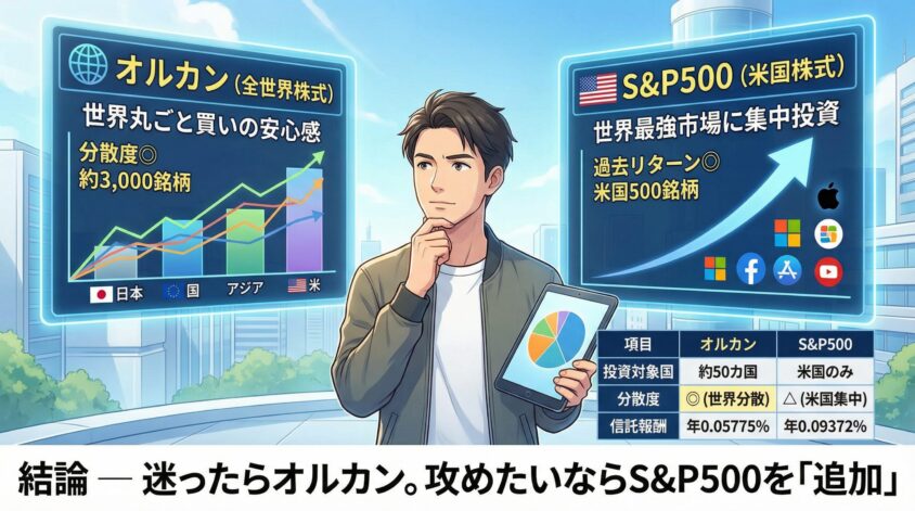 オルカン vs S&P500、30代が選ぶべきはどっちだ?